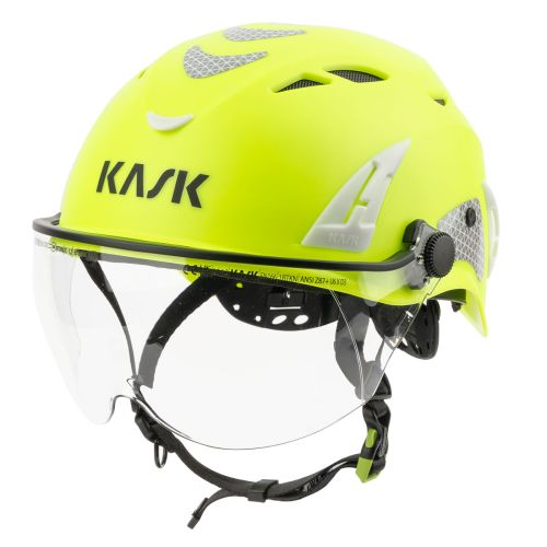 Safety helmet with visor