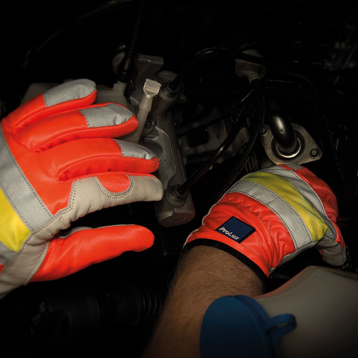 Guantes de trabajo reflectantes 12 par