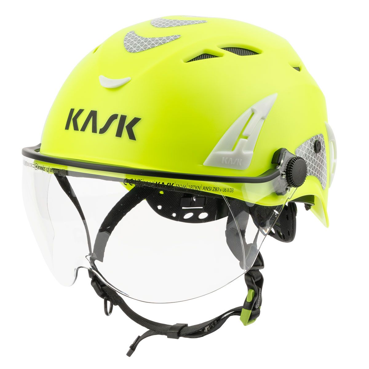 Kask z osłoną